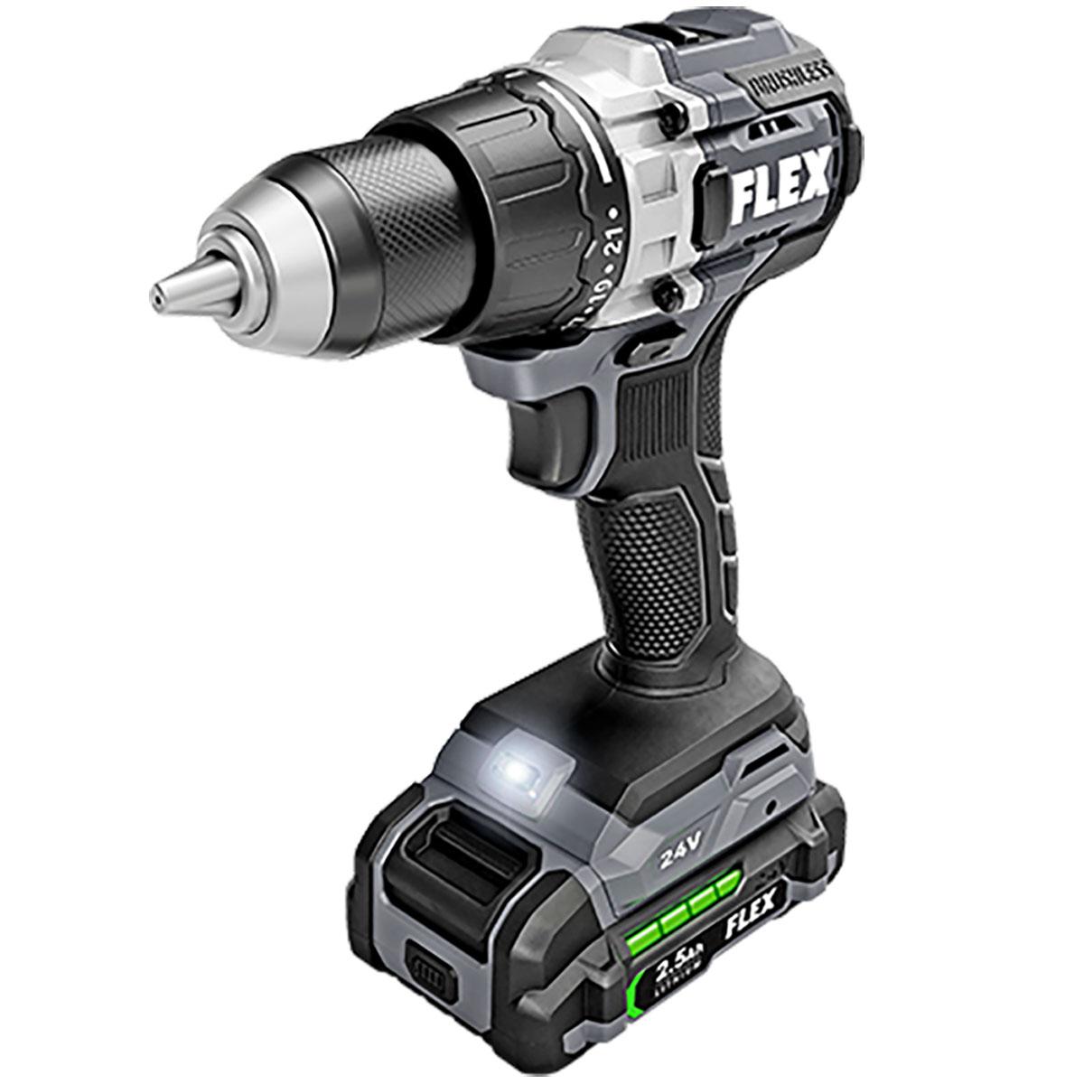 Flex 24V 1/2" Drill Driver Kit